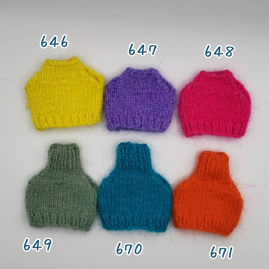手編みフェイクセーター646~649、670、671