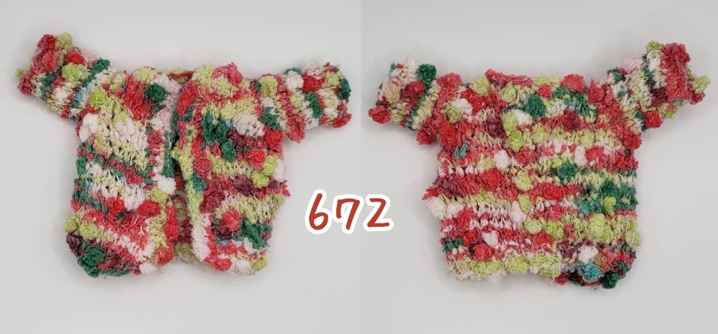 手編みニットジャケット672~675