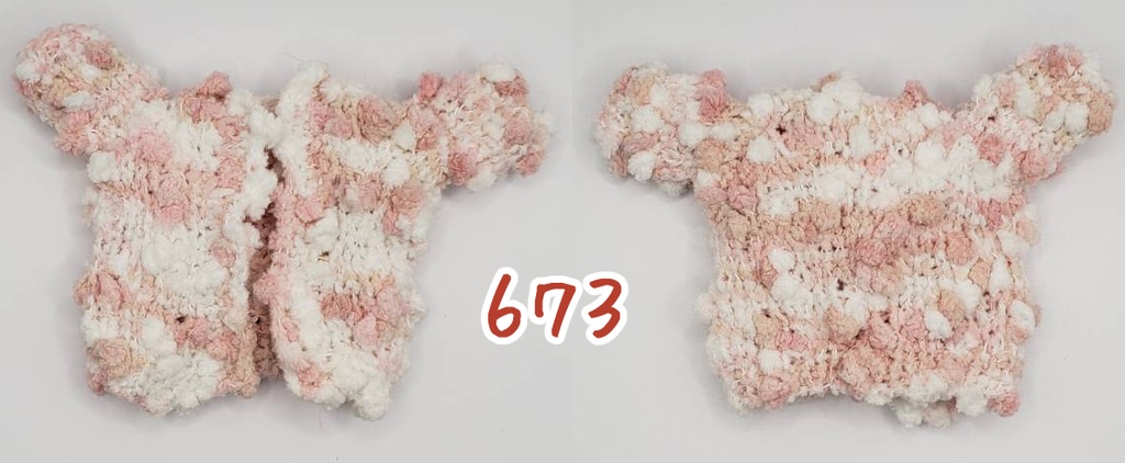 手編みニットジャケット672~675