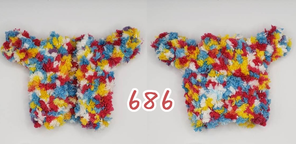 手編みニットジャケット686~689