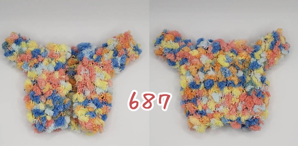 手編みニットジャケット686~689