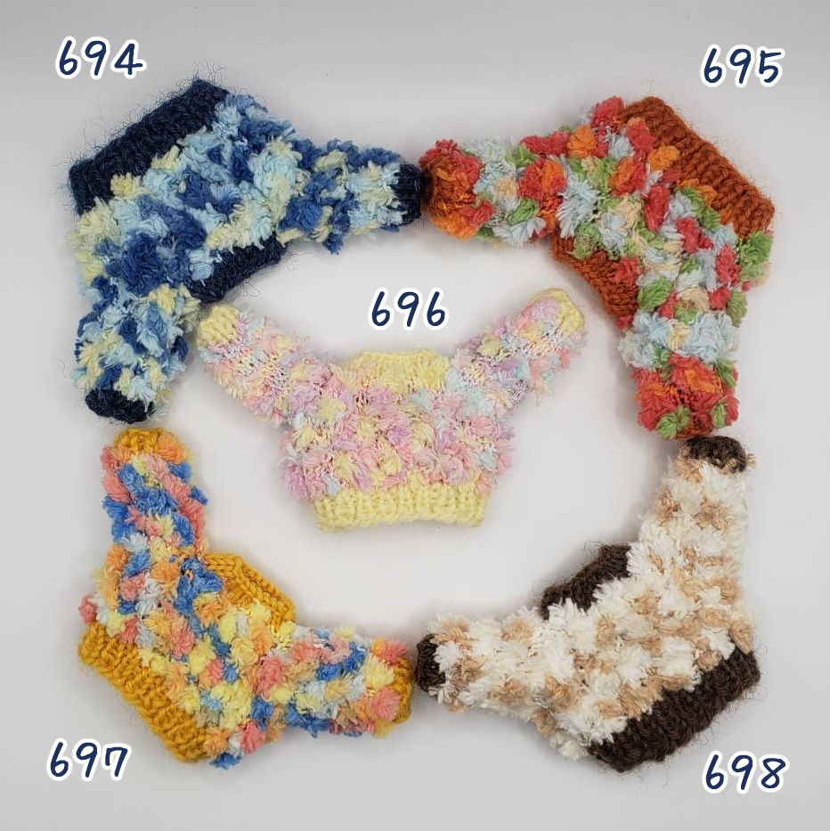 手編みニットセーター694~698