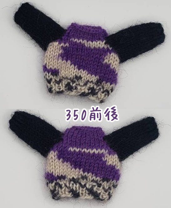 手編みニットセーター346、350、351、369