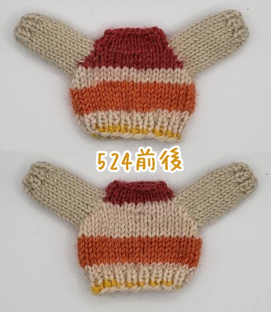 手編みニットセーター418、440、441、524