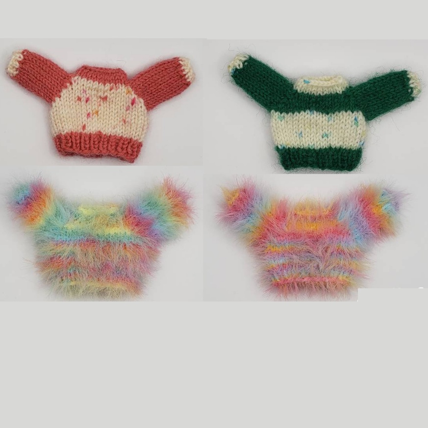 手編みニットセーター289、327、423、453