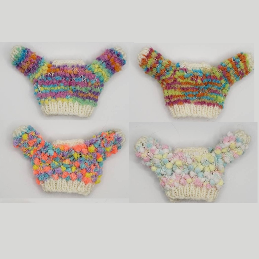 手編みニットセーター465、466、469、470