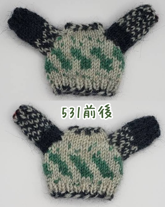 手編みニットセーター530、531、534、536、568