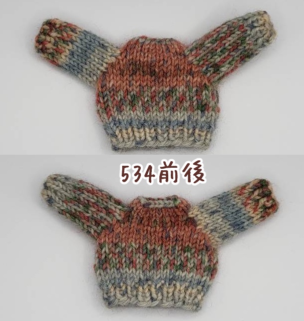 手編みニットセーター530、531、534、536、568