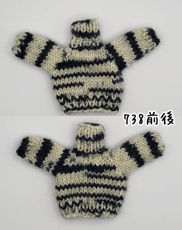 手編みニットセーター736~738