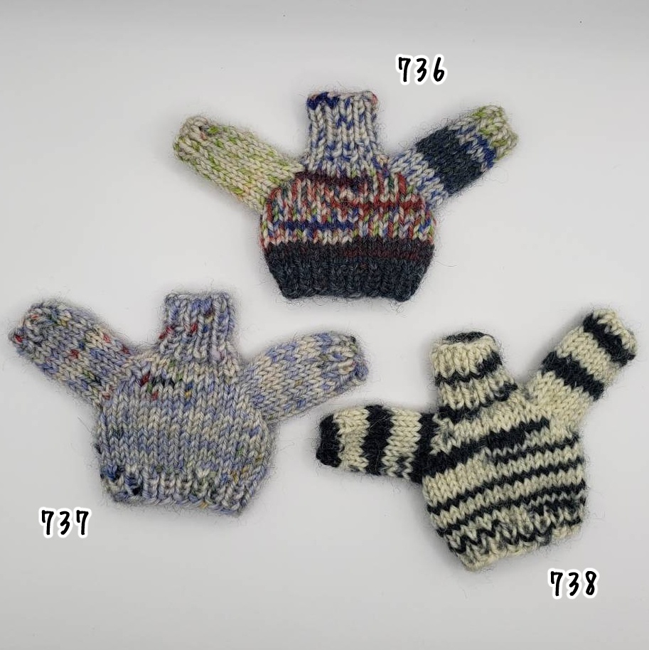 手編みニットセーター736~738