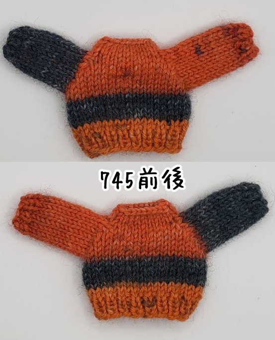 手編みニットセーター743~745