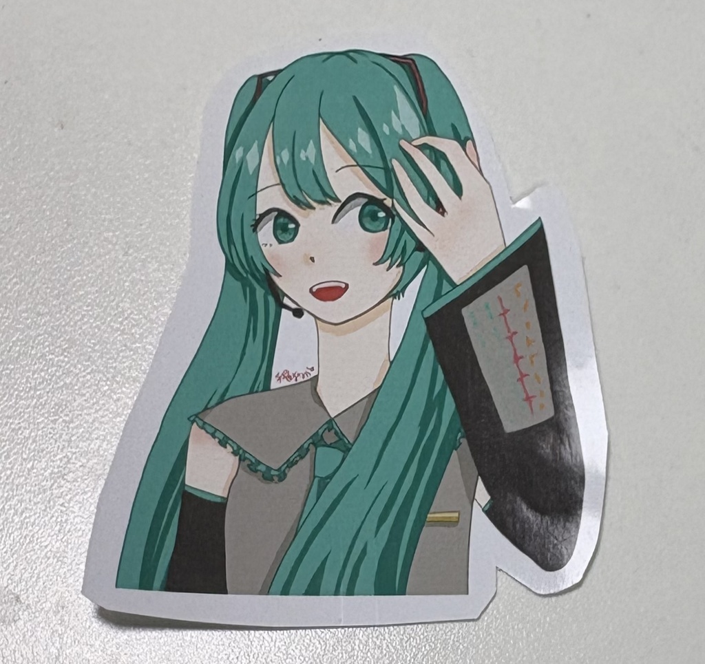 初音ミクステッカー