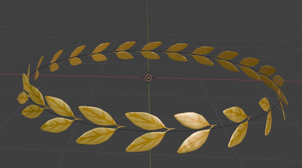 Golden Laurel Crown | 金色の月桂冠