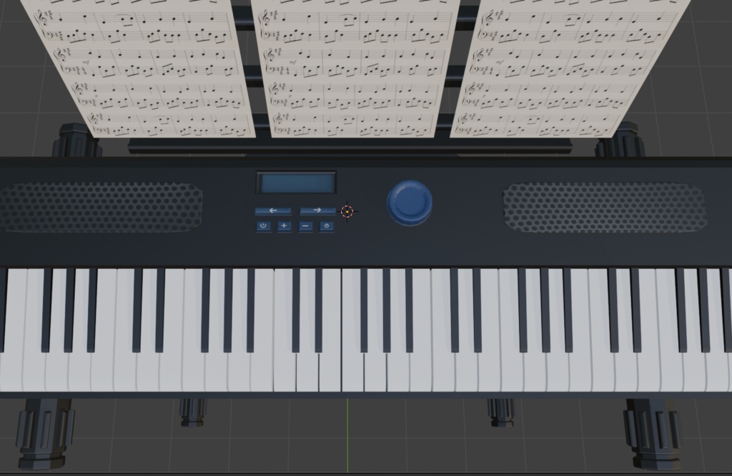 Traditional Keyboard 3D Model | トラディショナルキーボードの3Dモデル