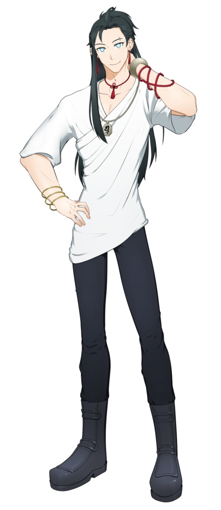 【2024/2/25不具合修正/フリー配布】真賢木ミロク公式psd立ち絵