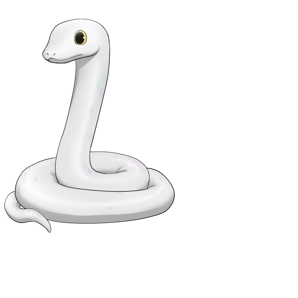 【2024/2/25不具合修正/フリー配布】とうびょうさん(蛇)公式PSD立ち絵素材