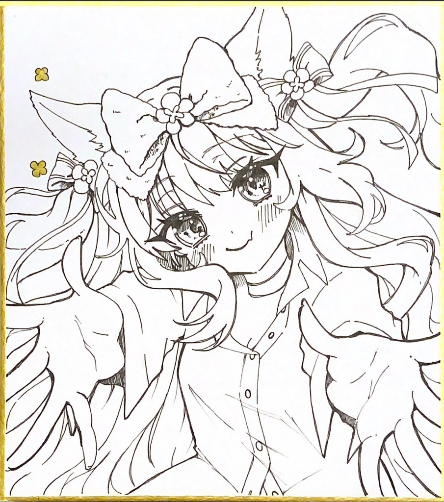 向日葵ちゃん　ミニ色紙
