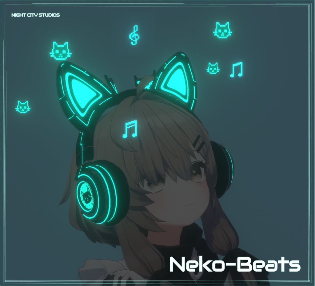 【全アバター】NEKO BEATS ヘッドホン【MA対応】