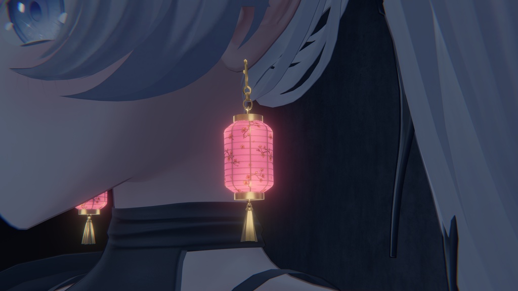 【50% セール】 Lunar Earrings【全アバターMA対応】