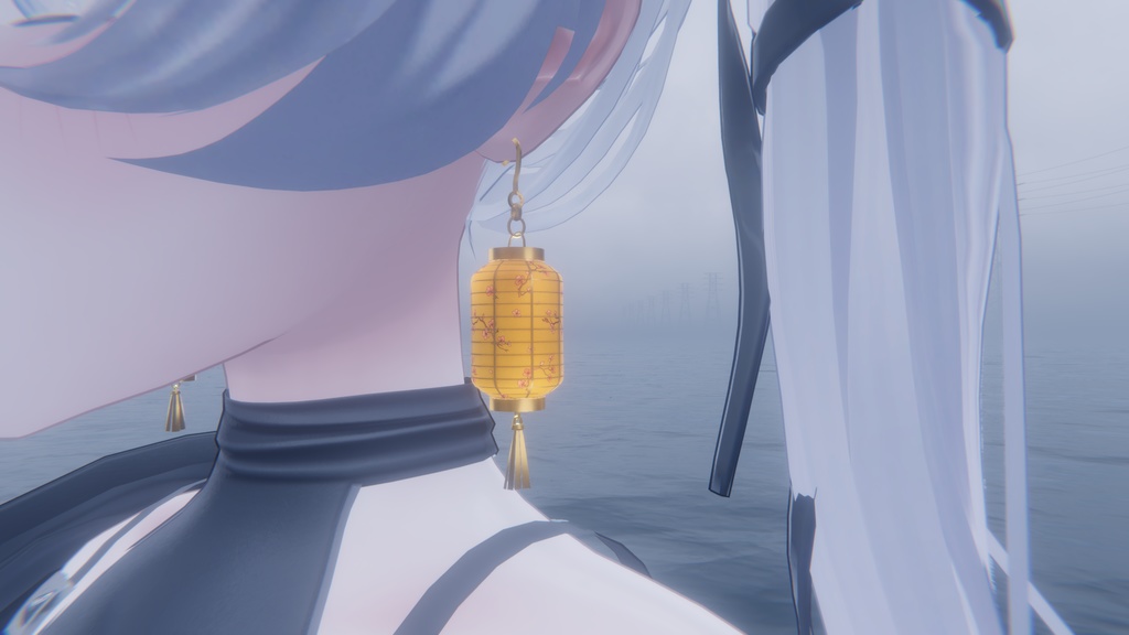 【50% セール】 Lunar Earrings【全アバターMA対応】