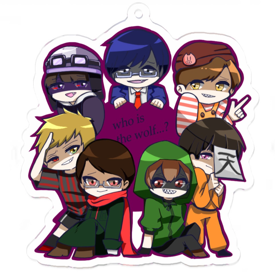 wrwrd!7人アクリルキーホルダー