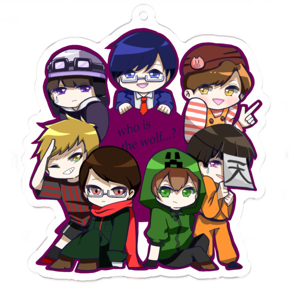 wrwrd!7人アクリルキーホルダー