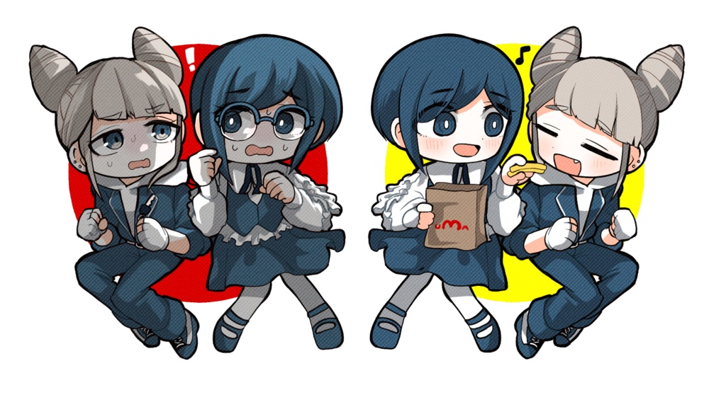 あざジャス リバーシブルアクキー