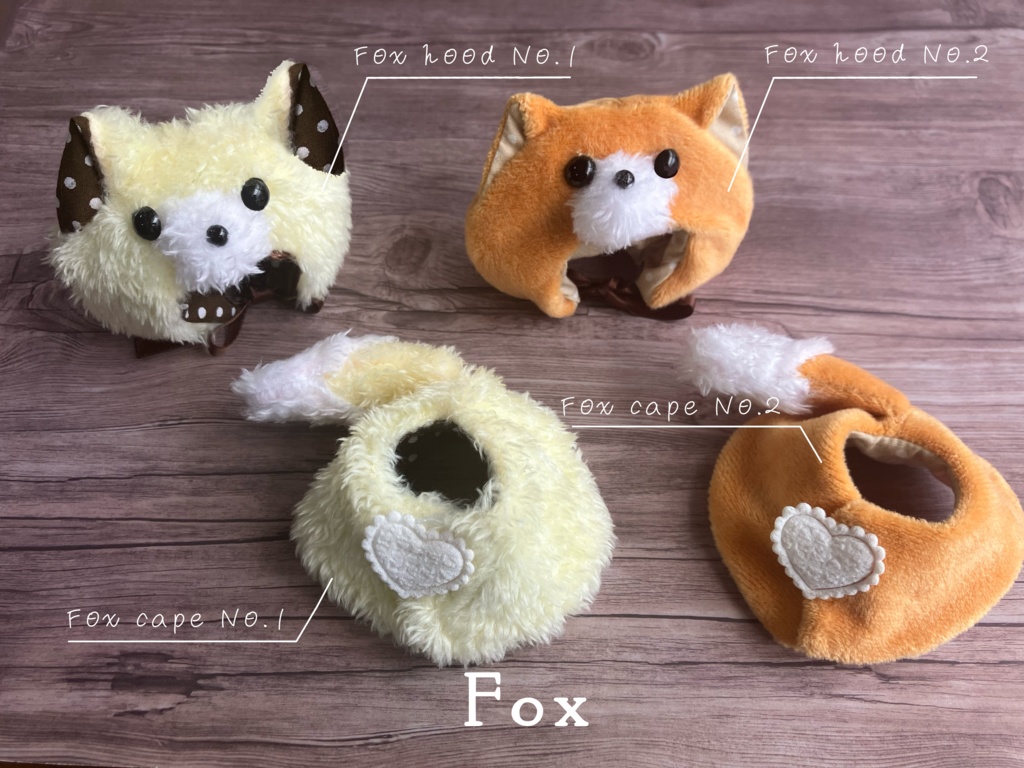 Fox hood & cape