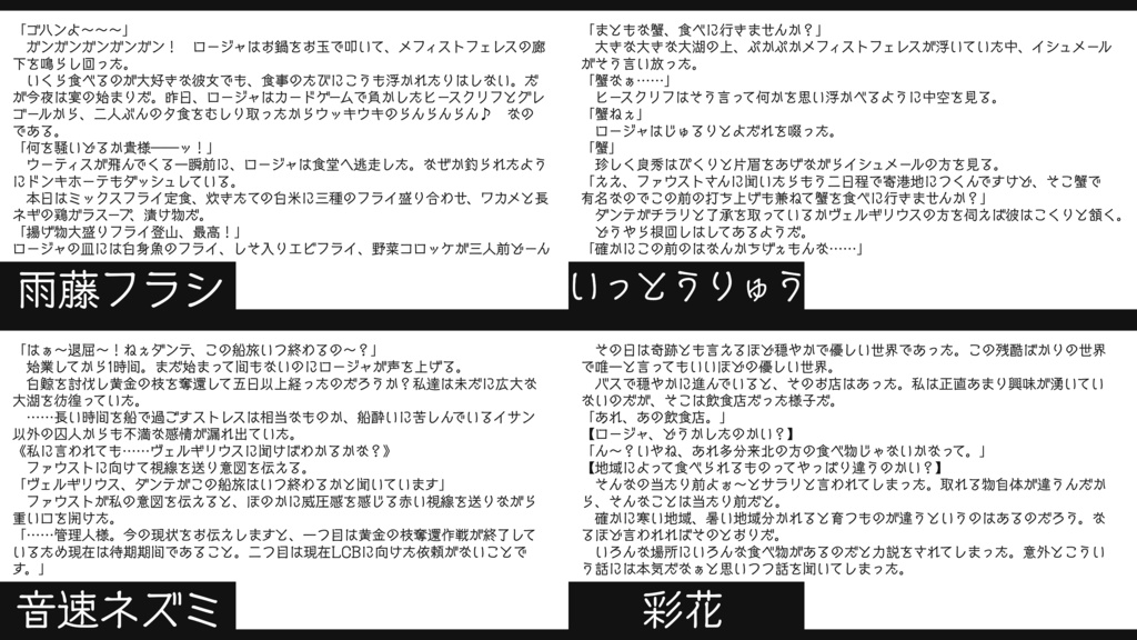 【Limbus Company】BUON APPETITO!!