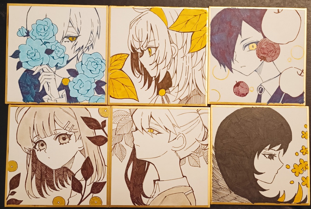【Library Of Ruina】手描き色紙