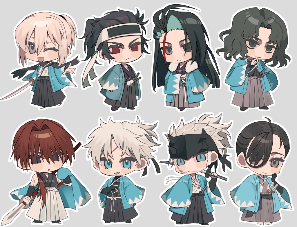 【FGO】新選組アクリルキーホルダー