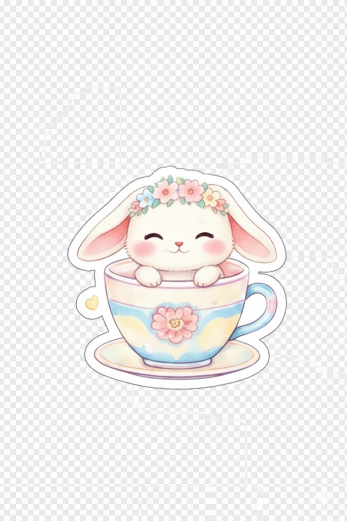 ふわふわ夢かわスタンプ