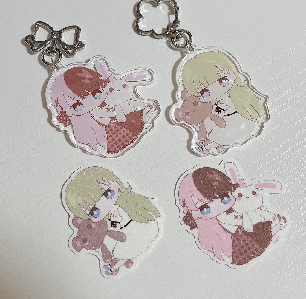 【橘ひなの＆英リサ】アクリルキーホルダー＆ステッカー