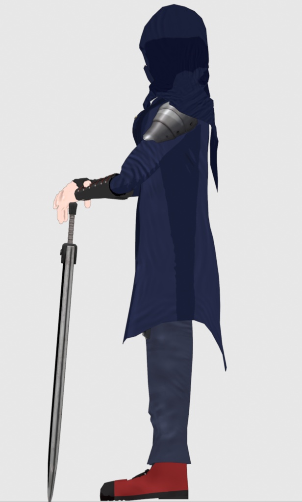 オリジナル3dモデル アサシン