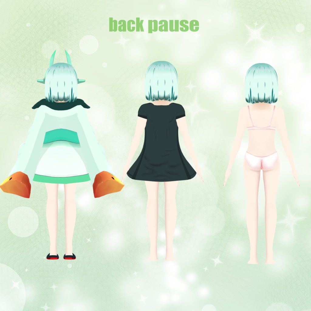 cybergirl オリジナル3Dモデル