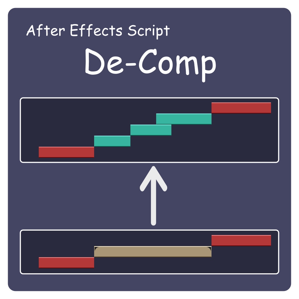 【After Effects スクリプト】De-Comp