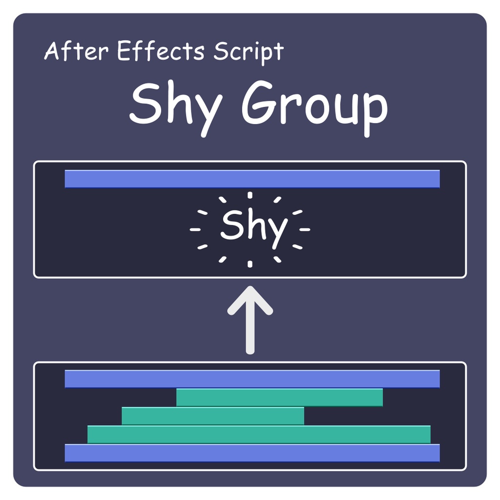 【After Effects スクリプト】Shy Group
