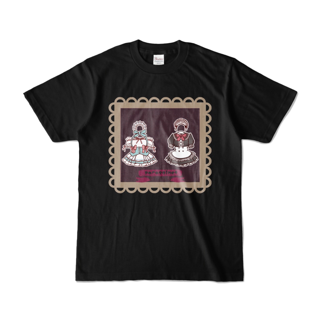 パラソルネット オリジナルTシャツ　ブラック