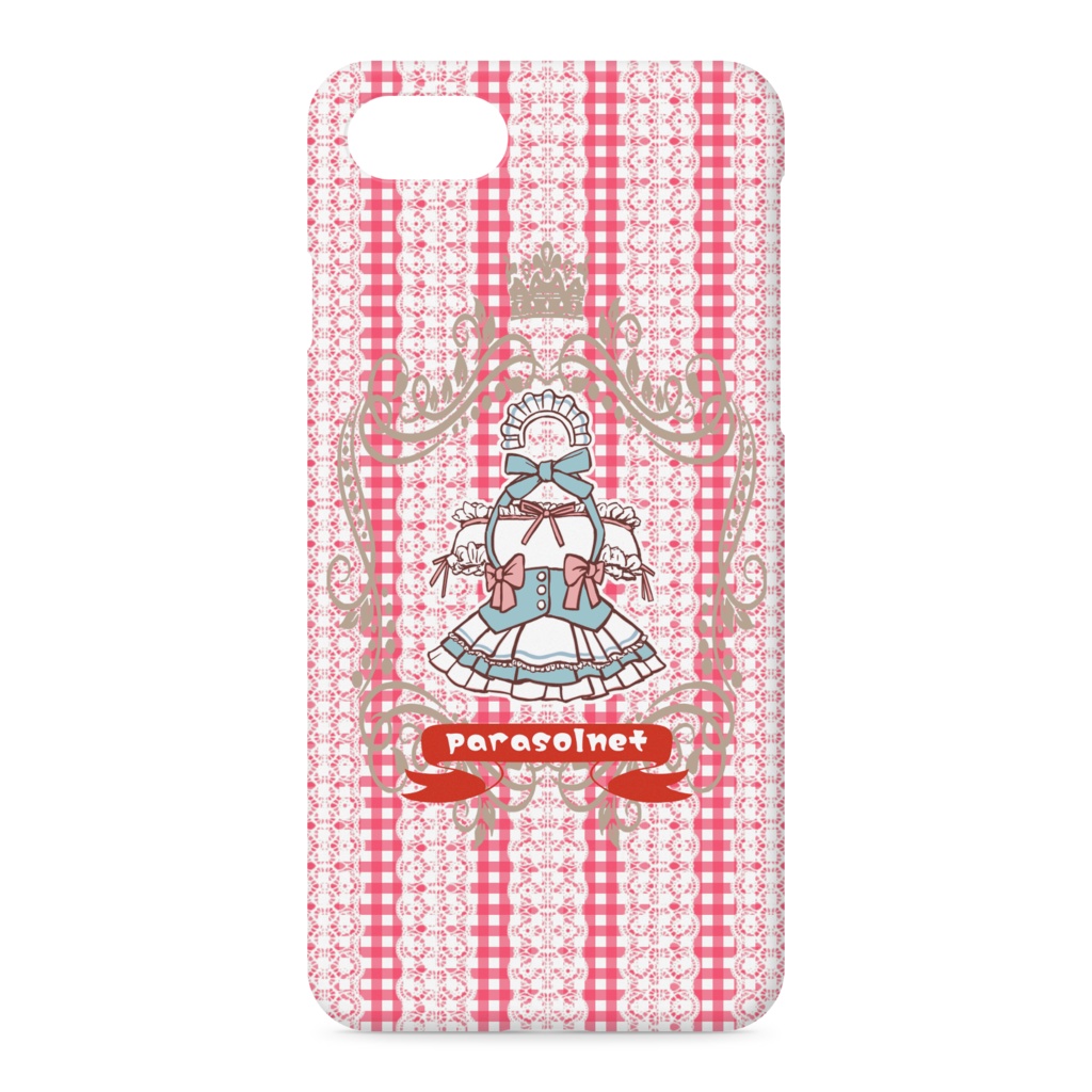 パラソルネット オリジナルiPhoneケース　ピンク
