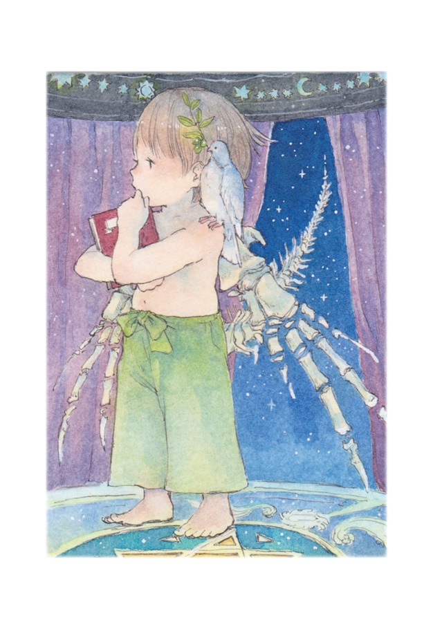 ポストカード「魔術書」