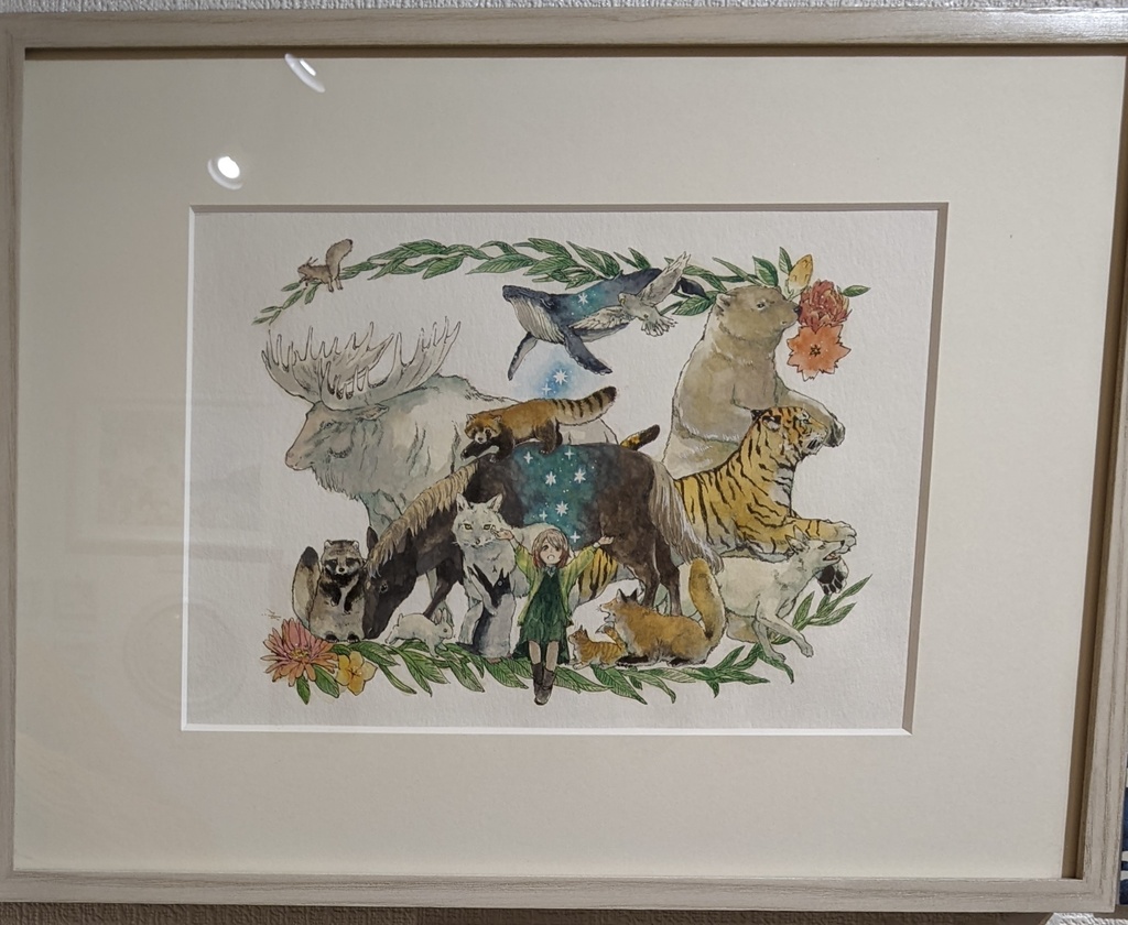 【額装原画】「一瞬の光」