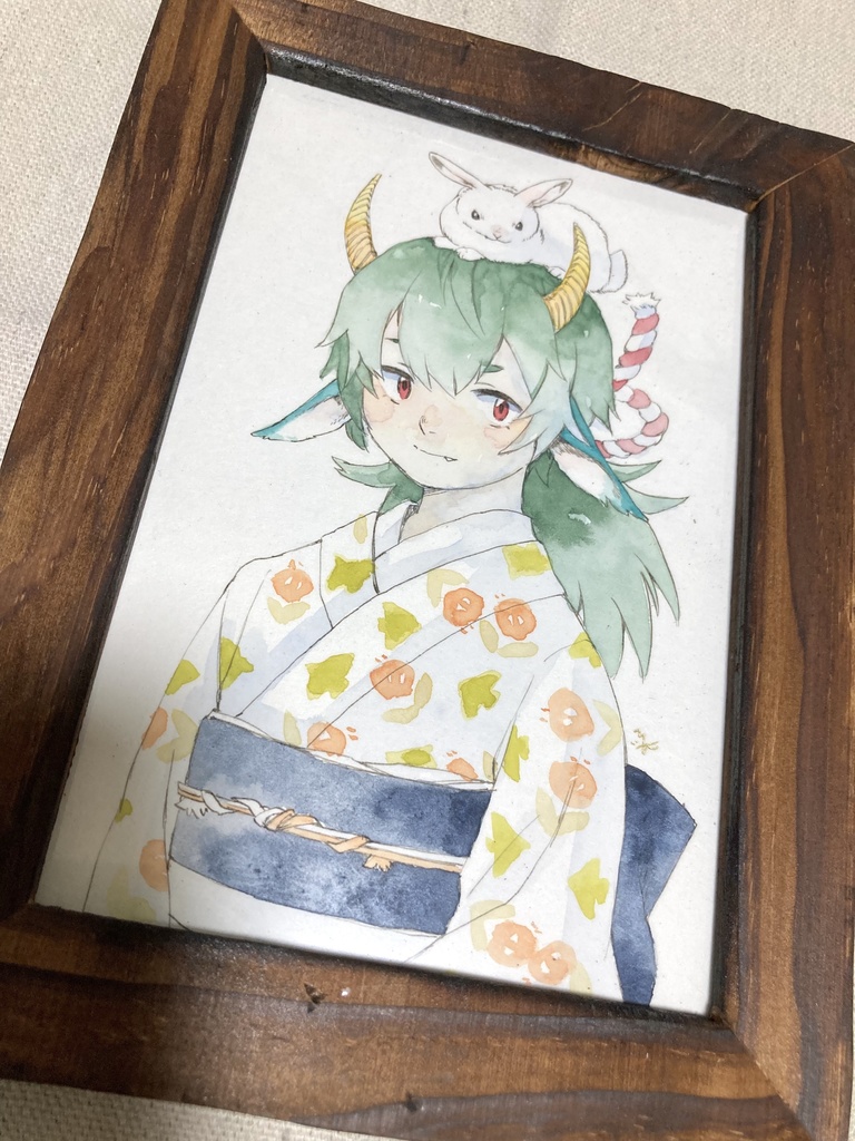 【ハガキサイズ原画】年女