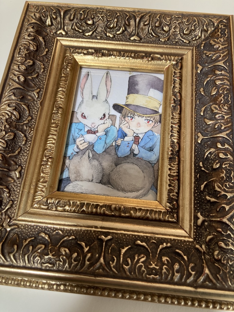 額装ATC「お茶会へようこそ」