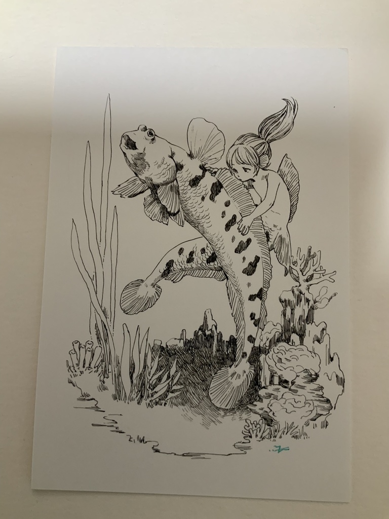 ハガキサイズ原画