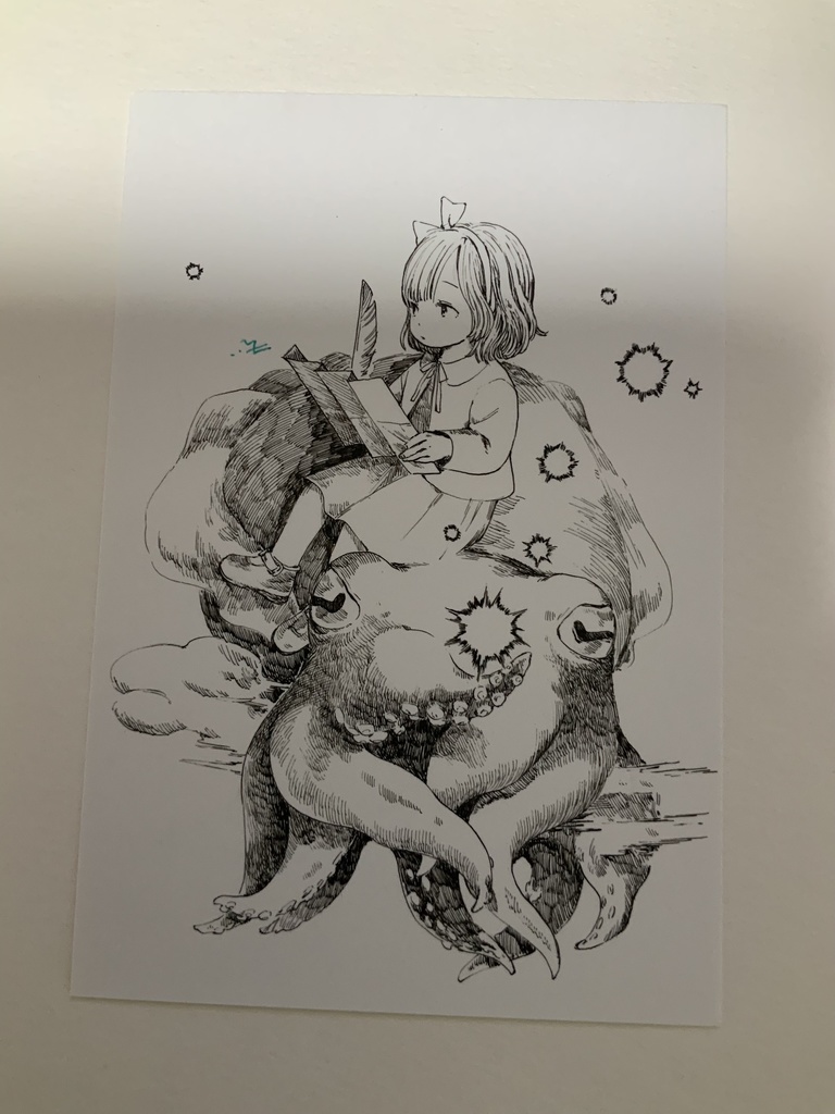 ハガキサイズ原画