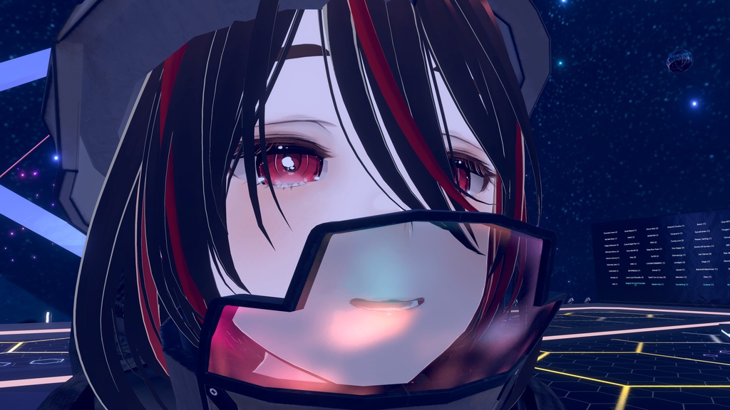 NEON (Vrchat Avater) FullPackage(Japanese shape key + 2 animation+ UniqueAFK)