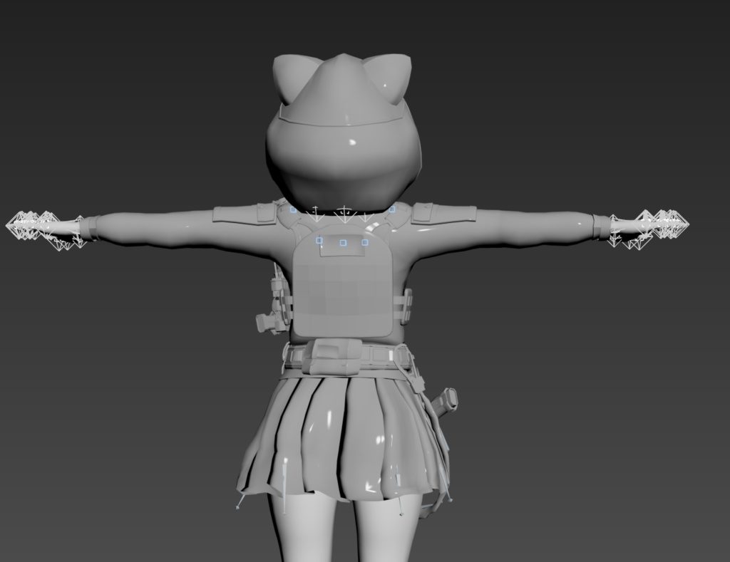 Yeonsu-10 Tactical Avatar (Vrchat VRC Avatar) ready to play