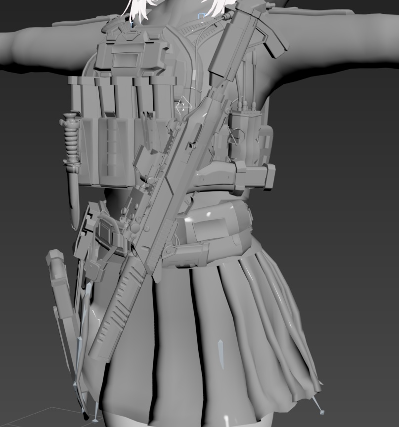 Yeonsu-10 Tactical Avatar (Vrchat VRC Avatar) ready to play