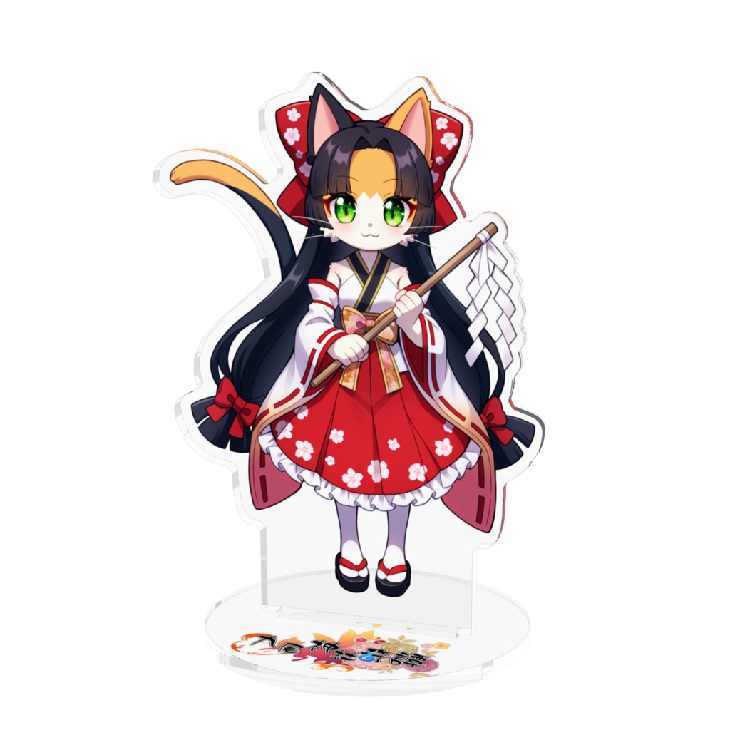 ニャン巫女アクリルフィギュア