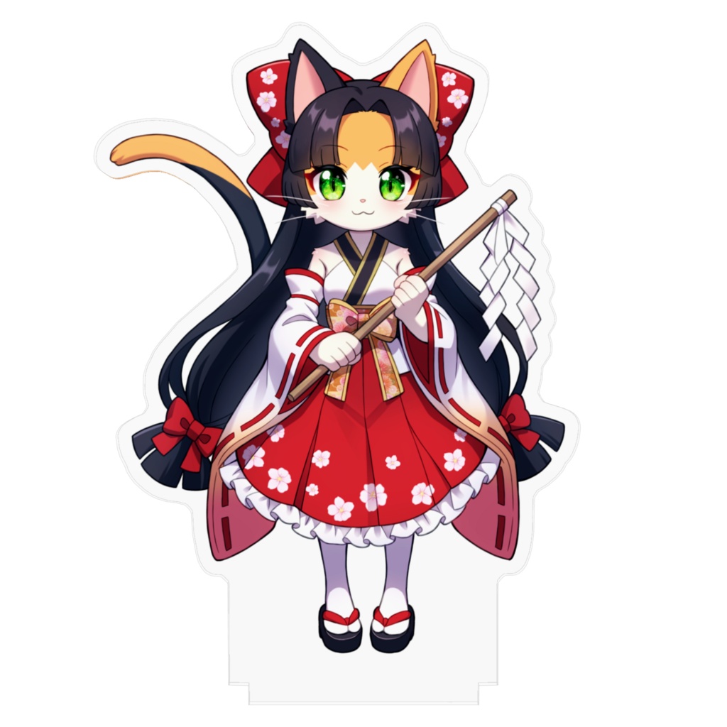 ニャン巫女アクリルフィギュア